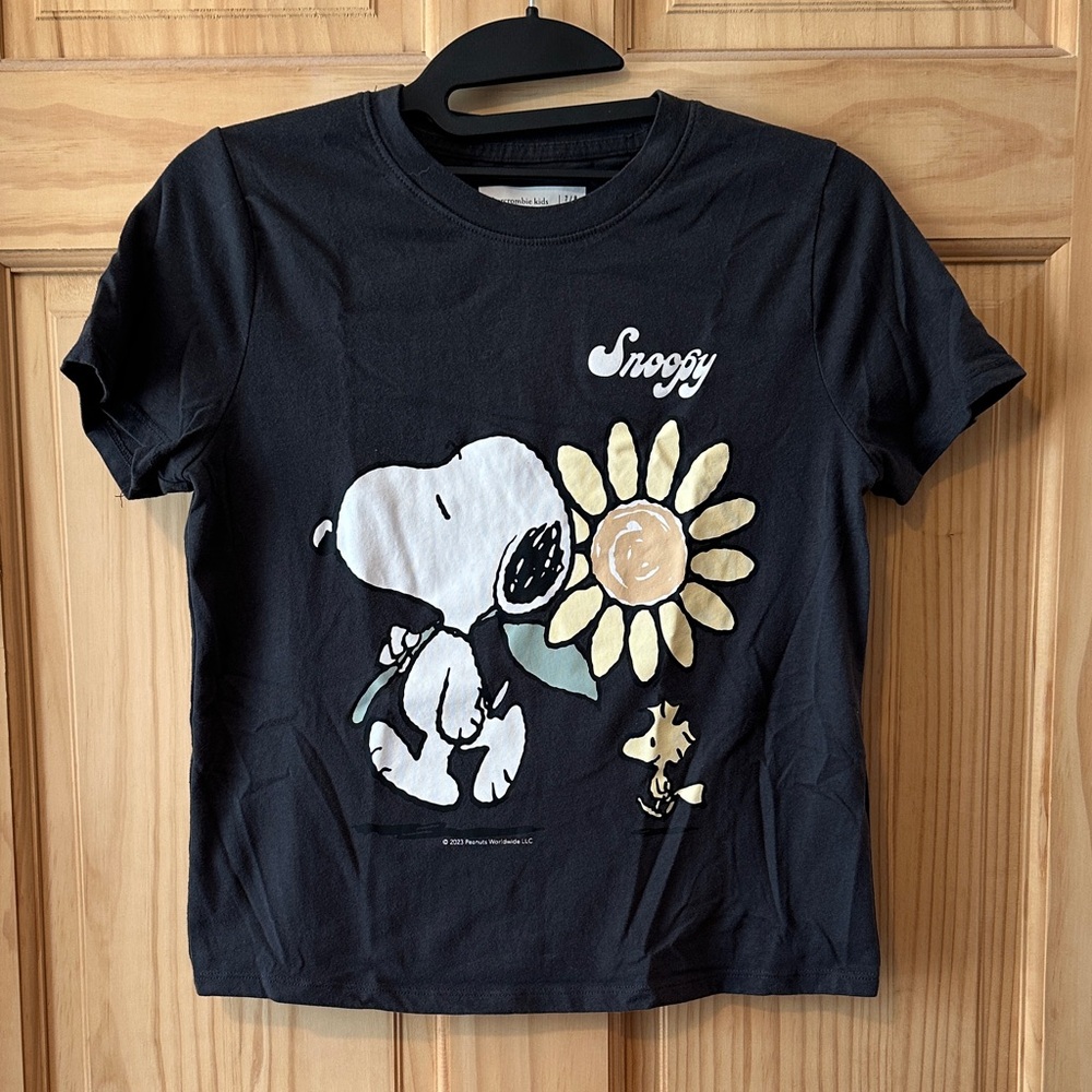Abercrombie Kids Black Snoopy T-Shirt